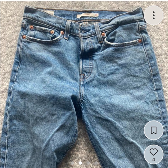 Aritzia Levi’s Wedgie Icon jeans size 2 - Picture 4 of 4